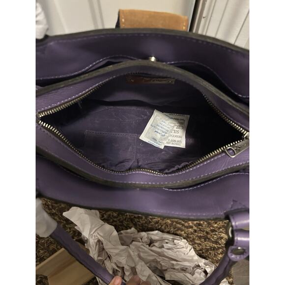 Patricia Nash Womens Rosina Medium Satchel Bag NWT! Purple - Picture 5 of 6
